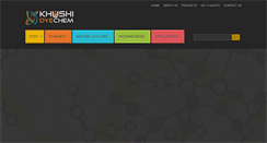 Desktop Screenshot of khushidyechem.com