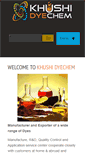 Mobile Screenshot of khushidyechem.com